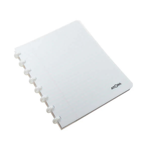 Atoma Classic Colours Polypropylene Cover Disc-Bound Refillable Notebook 195 x 210 - Image 4