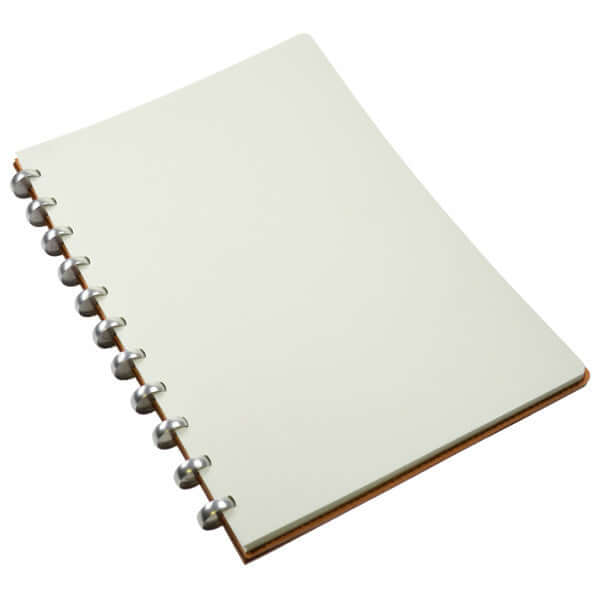 Atoma Pur Disc-Bound Refillable 210 x 295 Notebook Natural Leather - Image 4
