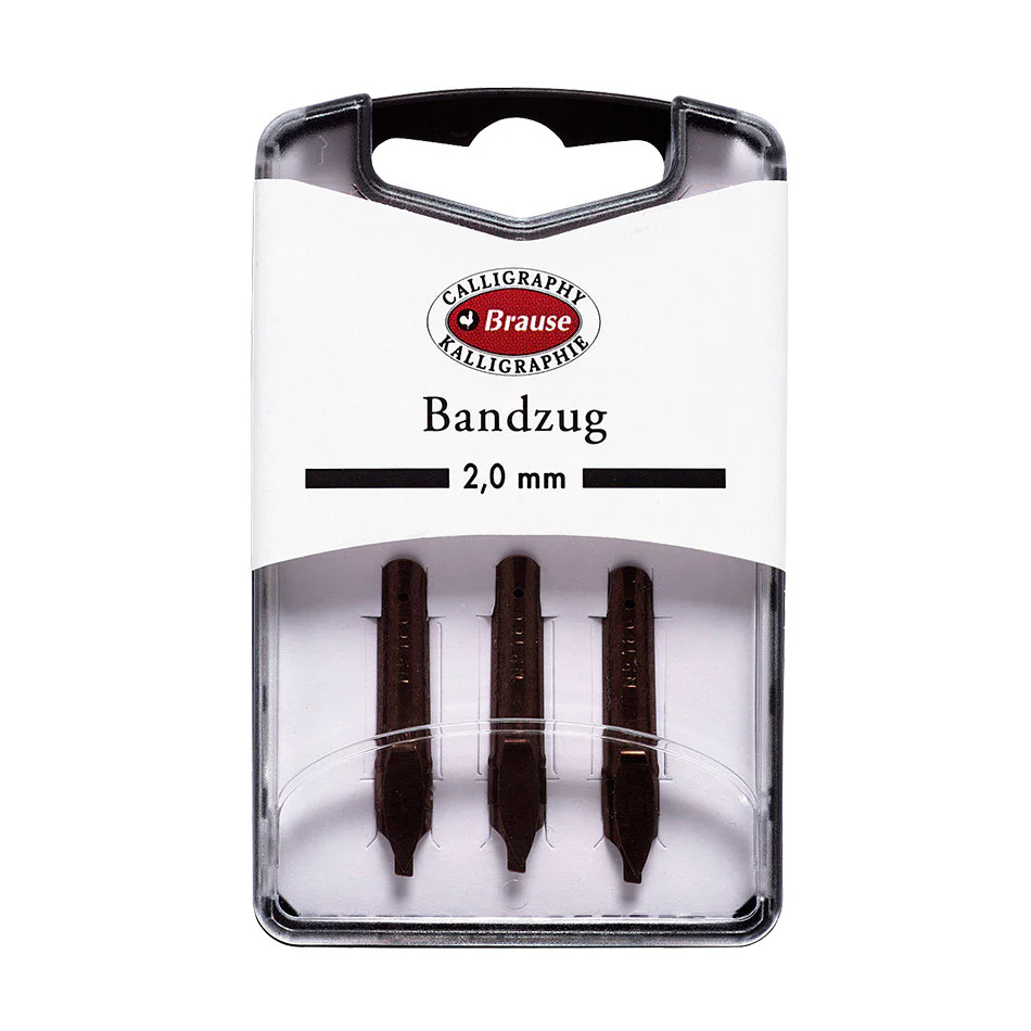 Brause Nibs Set of 3 Bandzug (Angled Square Cut) - Image 4
