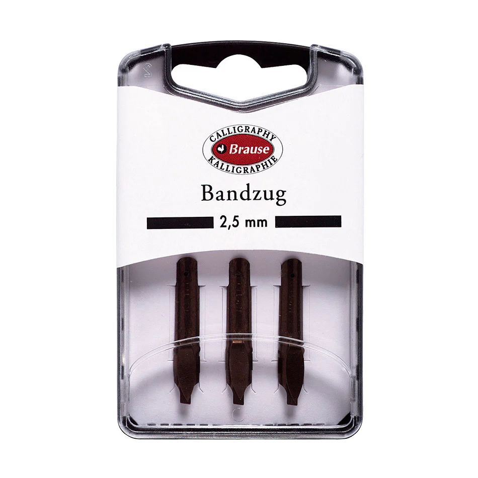 Brause Nibs Set of 3 Bandzug (Angled Square Cut) - Image 5