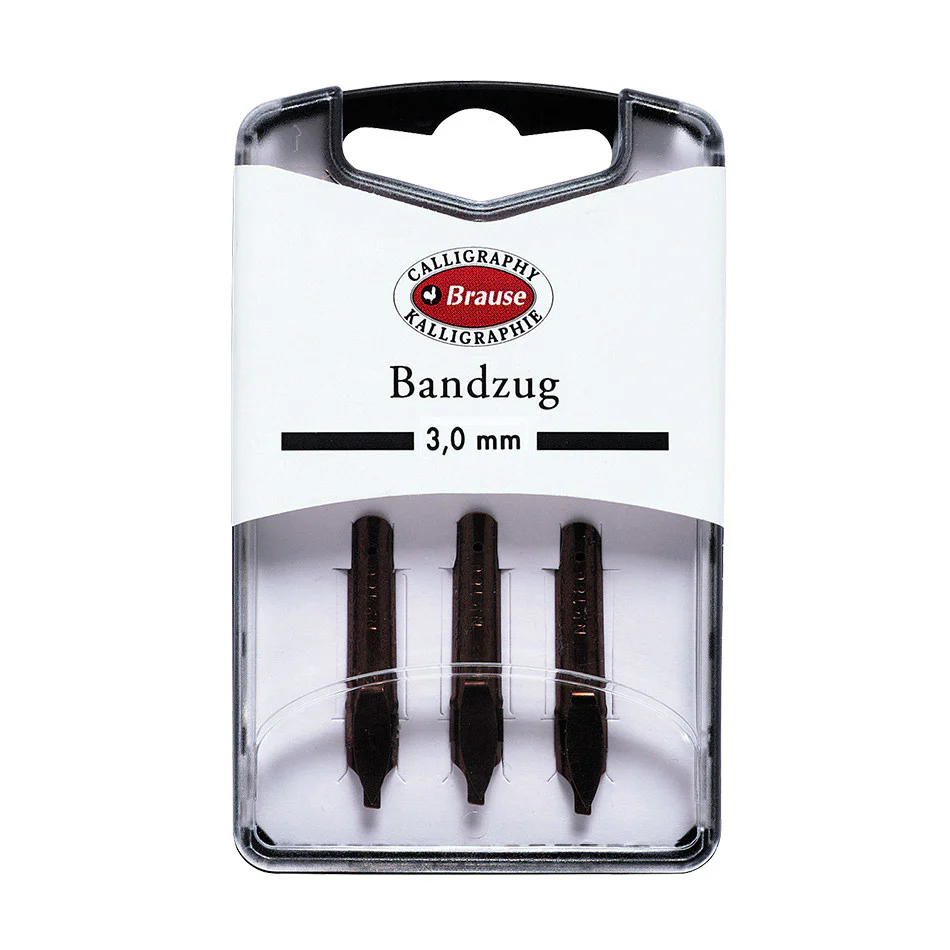 Brause Nibs Set of 3 Bandzug (Angled Square Cut) - Image 6