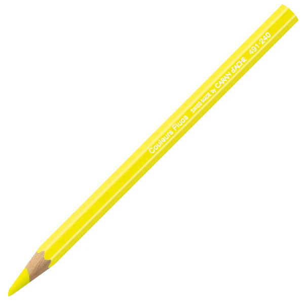 Caran d'Ache Fluo Line Fluorescent Highlighting Pencil - Image 4