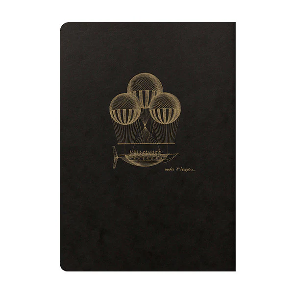Clairefontaine Flying Spirit Notebook Black Cover A5 - Image 4