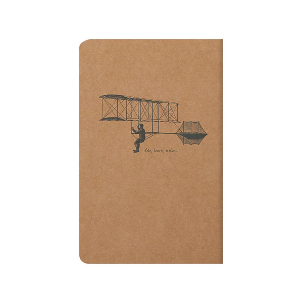 Clairefontaine Flying Spirit Notebook Kraft Cover 110x170 - Image 6