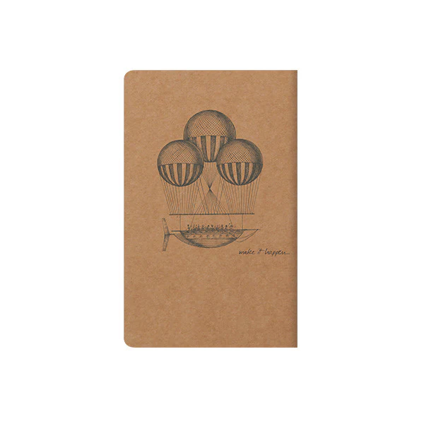 Clairefontaine Flying Spirit Notebook Kraft Cover 75x120 - Image 4