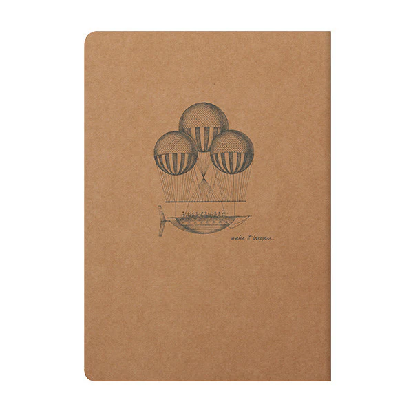 Clairefontaine Flying Spirit Notebook Kraft Cover A5 - Image 4