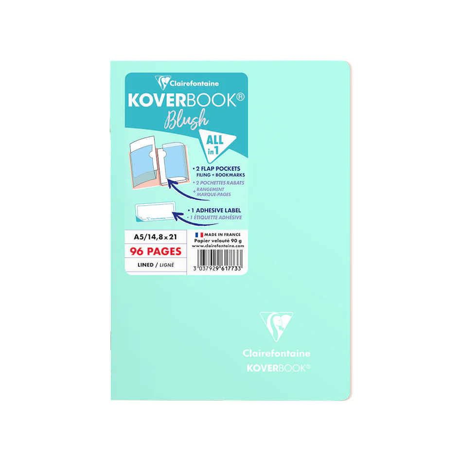 Clairefontaine Koverbook Blush Stapled Notebook A5 - Image 4