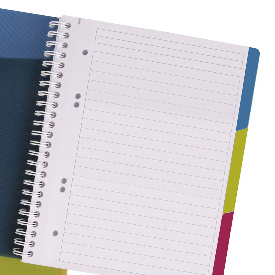 Clairefontaine Linicolor Wirebound Notebook A5 + 3 Removable Dividers - Image 6
