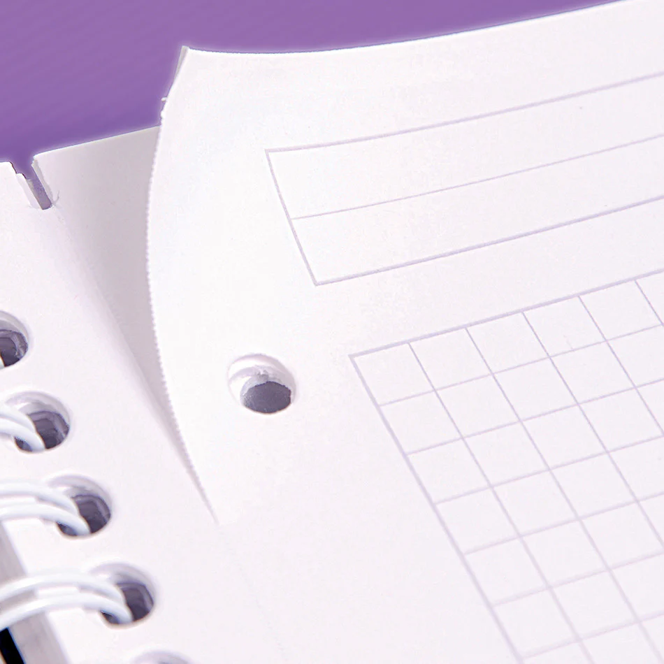 Clairefontaine Linicolor Wirebound Notebook A5 + Removable Divider - Image 6