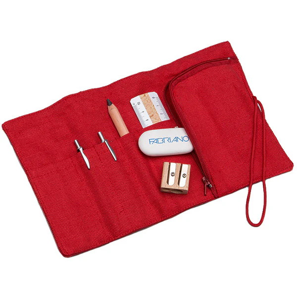 Fabriano Minicartucceria Mini Linen Pencil Case - Image 3