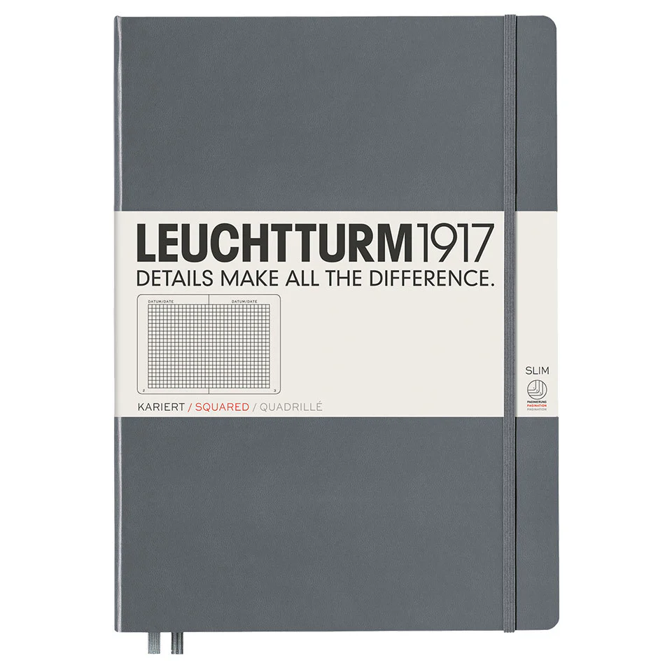 LEUCHTTURM1917 Hardcover Notebook Master Slim Anthracite - Image 8