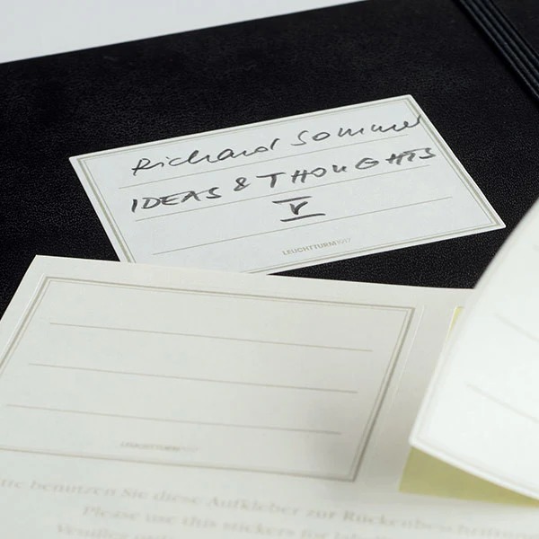 LEUCHTTURM1917 Hardcover Notebook Pocket Black - Image 4