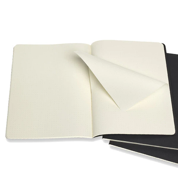 Moleskine Cahier Extra Large Journal 190x250 Black - Set of 3 - Image 5