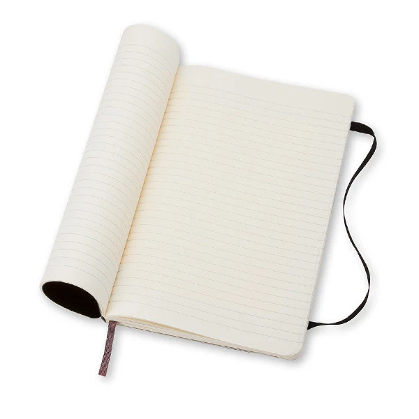 Moleskine Soft Cover Large Notebook 135x210 Black - Image 3