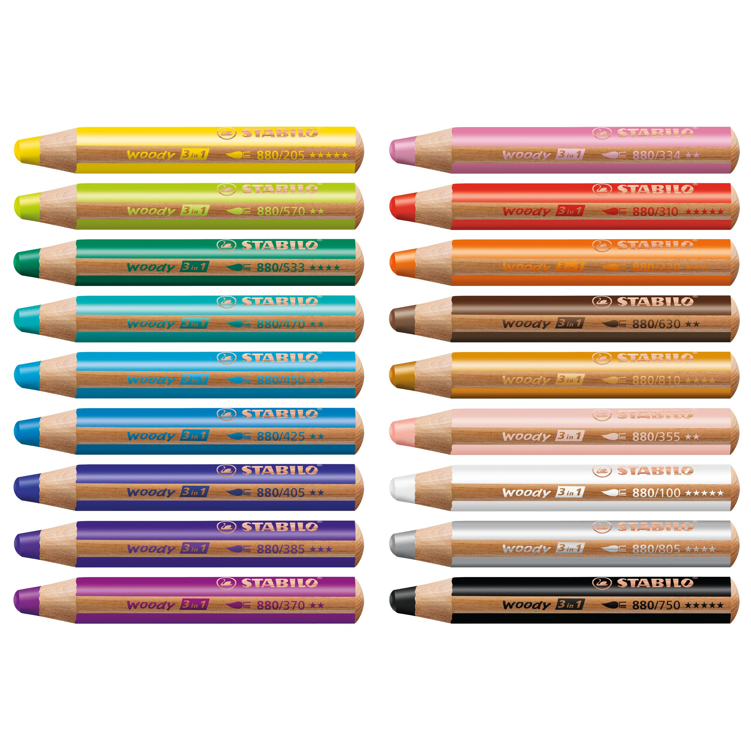 STABILO woody 3-in-1 Pencil Set of 18 - Image 4